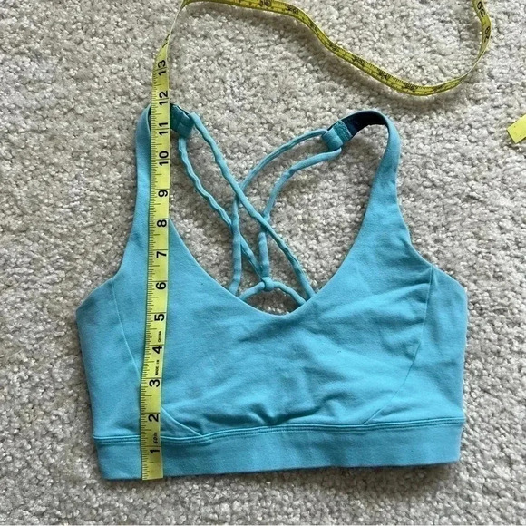 Prana Women’s Everyday Sports Bra Size XS Light Azurite Gym Active $50 - Picture 6 of 11